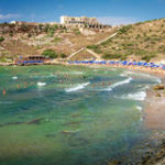 Пляж Għajn Tuffieha (Tuffieha Bay) на Мальте